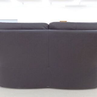 北海道/千歳市 karimoku/カリモク 2人掛椅子ワイド ZT7322 本革 ビターブラウン 2Pソファ 家具 ファニチャー 千歳市近郊配送/店頭でのお受渡し大歓迎