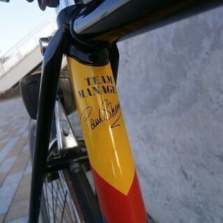 イギリス製 ラレーの古い自転車 ドロップハンドル