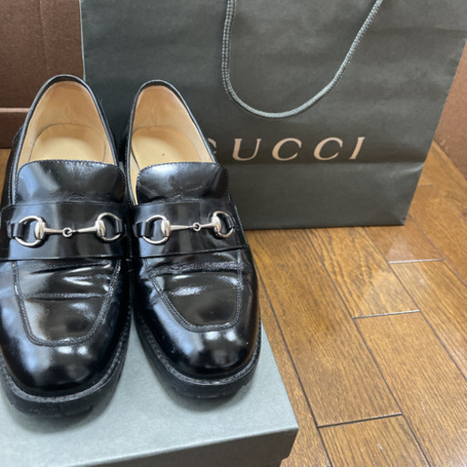 ローファー　黒　GUCCI サイズ36 黒　3回のみ使用