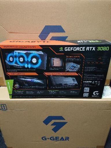 ツクモゲーミングパソコン　ギガバイト RTX3080 Ryzen5 3500 16GB 512GBSSD 750w ツクモゲーミングパソコン ギガバイト RTX3080 Ryzen5 3500 16GB