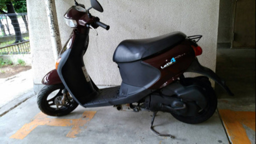 スズキ SUZUKI レッツ4 FIモデル 実働 書類有 純正鍵x2 現役稼働 異