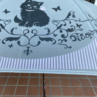 黒猫柄　ワンタッチ雨傘　🤗key 様に決まりました🤗🤗🤗
