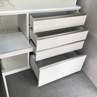 ニトリ キッチンボードポスティア  食器棚 NITORI 白