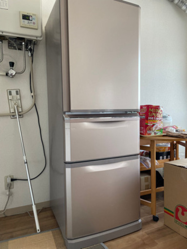 F1108 冷蔵庫 冷凍庫 SHARP シャープ SJ-W352C-N 350L 2017年製 送料B