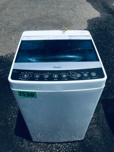 ①✨2018年製✨1530番 Haier✨全自動電気洗濯機✨JW-C55A‼️