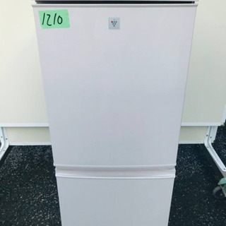 ④1210番 シャープ✨ノンフロン冷凍冷蔵庫✨SJ-PD14B-C‼️