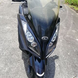 キムコダウンタウン125i　綺麗な車体で乗りやすい。