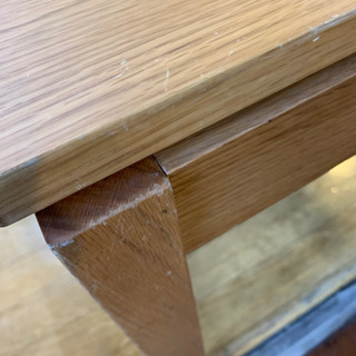 ⭐️人気⭐️無印良品 オーク材 伸張式ダイニング3点セット エキステンション