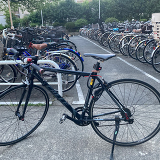 【ネット決済】自転車 CALLE ロードバイク 黒