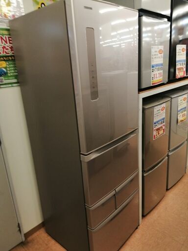 【モノマニア四日市】【引き取り限定】　TOSHIBA　2017年製 5ドア冷蔵庫 GR-K41G　USED
