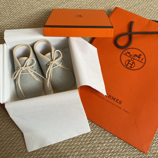 新品未使用エルメスベビーシューズ　男の子