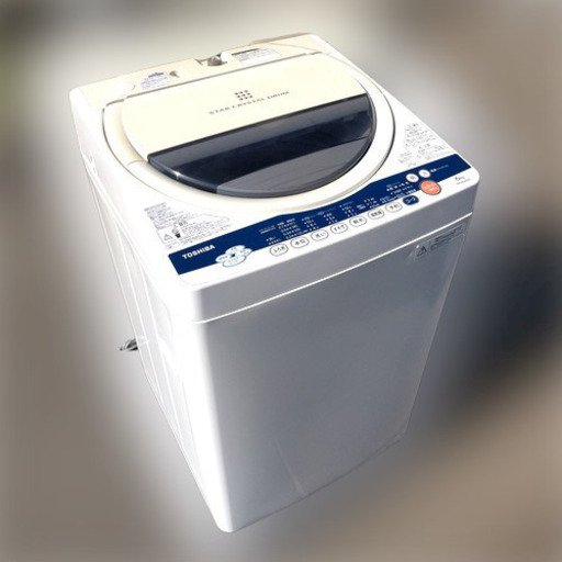 6キロ洗濯機　TOSHIBA　2012年　保証付き　配送室内設置可能‼︎　R06040