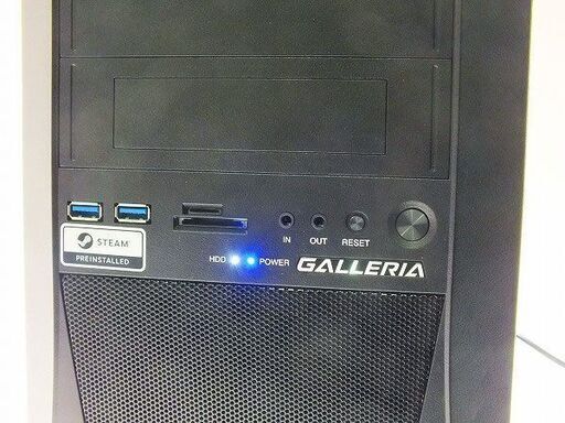 苫小牧バナナ】ドスパラ THIRDWAVE GALLERIA XT ゲーミングPC i7 9700