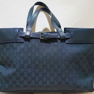 苫小牧バナナ】GUCCI/グッチ GGキャンバス トート バッグ 106251