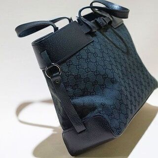 苫小牧バナナ】GUCCI/グッチ GGキャンバス トート バッグ 106251