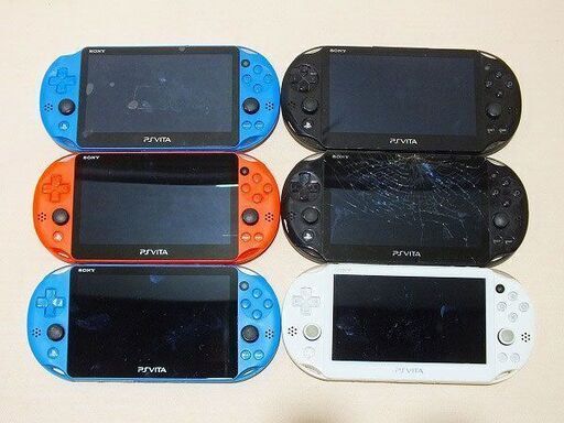 【苫小牧バナナ】部品取りに！SONY/ソニー PlayStationVita PSVita PCH-2000 6台セット ジャンク 現状渡し♪