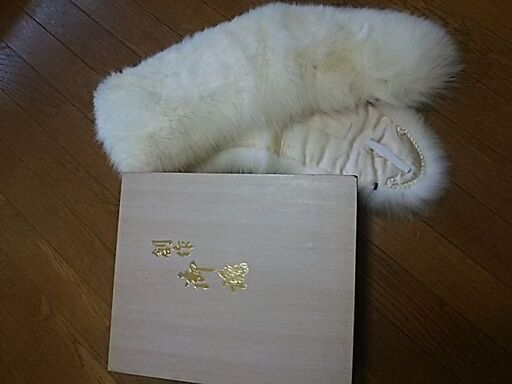 総絞りのお振袖 袋帯2点 純白のファーセット 正絹 レトロモダン