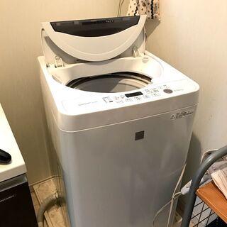 【ネット決済】【6月26日午前中まで！】SHARP洗濯機！es-...