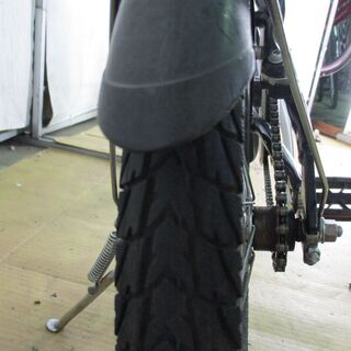 中古折りたたみ自転車 B345 キャプテンスタッグ アルミ ブラック【16