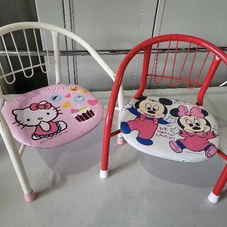 【ネット決済】0623029 子供用パイプ椅子 2個