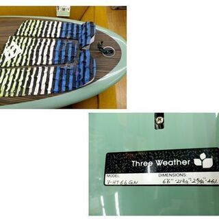 札幌市内近郊限定！ Three Weather スリーウェザー  サーフボード ロングボード 6\'6\