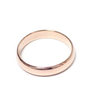 E434 K18 PG シンプルリング 2.4g 9号 指輪 リング