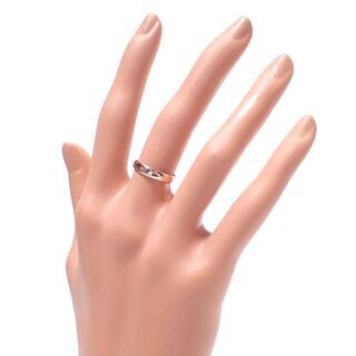 E434 K18 PG シンプルリング 2.4g 9号 指輪 リング