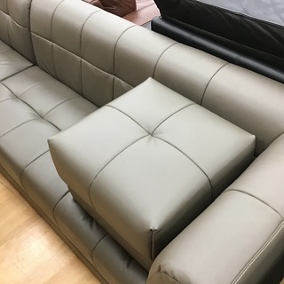 取りに来れる方限定！】L字カウチソファー オットマン付きです！！