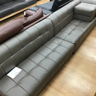 取りに来れる方限定！】L字カウチソファー オットマン付きです！！