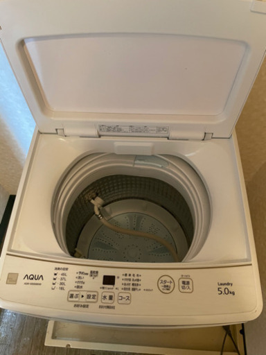 AQUA 全自動洗濯機　5L 中古　美品