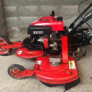 磐田市】共立 あぜ草刈り機 エコー AZ600A 自走式草刈機 2面 動作確認