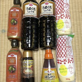 調味料の詰め合わせ　5種8点