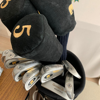 ゴールデンベアの男女ゴルフフルセット、ボール付き ゴールデンベアの男女ゴルフフルセット、ボール付き