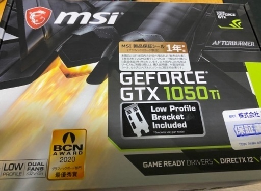 周辺機器 msi 1050ti LP