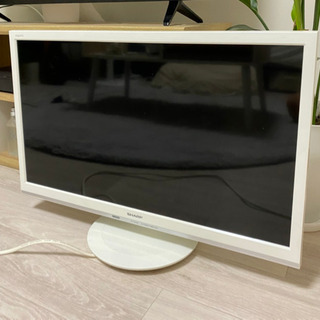 【ネット決済】SHARP テレビWhite