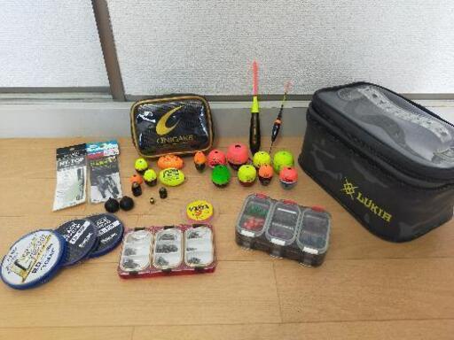 フカセ釣りセット　仕掛け　ウキ、ハリス、針、その他諸々