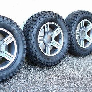 車のパーツ 【お取引先様決定済】ジムニー マッドタイヤホイールセット
