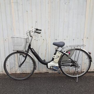 電動アシスト自転車6月-13　パナソニック　26インチ　バッテリー　充電器付き