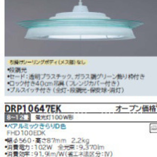 【ネット決済】日立 HITACHI　DRP10647EK　ペンダ...
