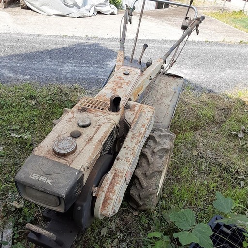 ♬ 貿易業者に販売済・・ヰセキ耕運機 KX750 実動