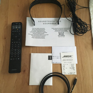 ❇️Bose❇️サウンドバー ウーファー スピーカー❇️リモコン付❇️2点セット BOSEサウンドバー&BOSEサブウーファー2点セット
