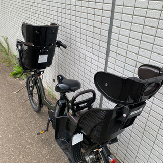 YAMAHA PAS kiss カーキ 前後子供乗せ 新基準 電動アシスト自転車