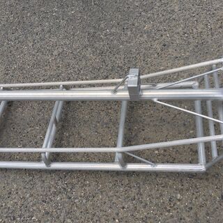 □5204□愛知発 引取限定□ミツル 脚立 はしご アルミラダー 折り畳み