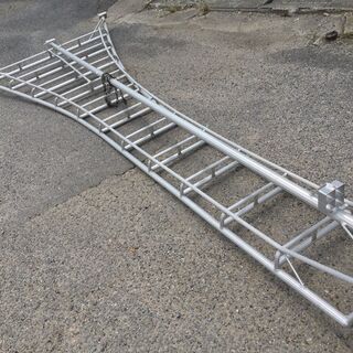 □5204□愛知発 引取限定□ミツル 脚立 はしご アルミラダー 折り畳み