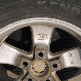 16インチ 5穴 ENKEI(エンケイ)２ピースアルミホイールとタイヤ　４本セットで