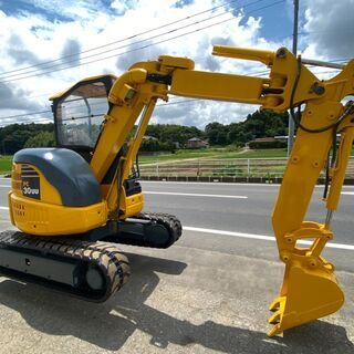 コマツ PC30UU-5 ３トンクラス スライディングアーム Xウェイト ロングアーム 全塗装済 ミニ油圧ショベル バックホー バックホー　茨城県 コマツ PC30UU-5 3トンクラス スライディングアーム Xウェイト ロング