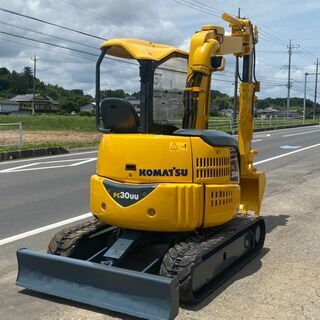 コマツ PC30UU-5 3トンクラス スライディングアーム Xウェイト ロング