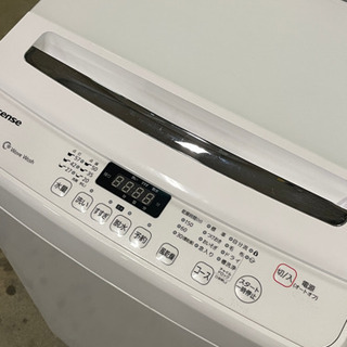 洗濯機 ハイセンス HW-G75A 2019年製 7.5kg