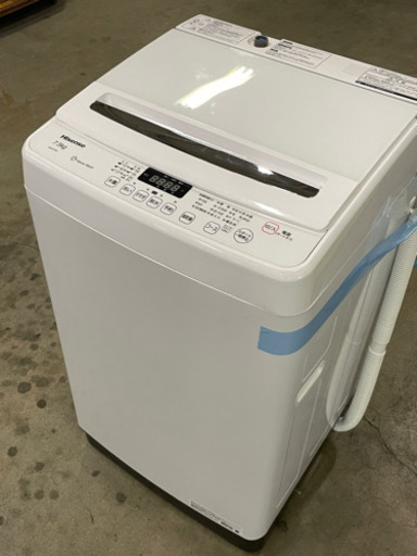 Hisense 7.5Kg 全自動洗濯機 HW-G75A ハイセンス　2019年製