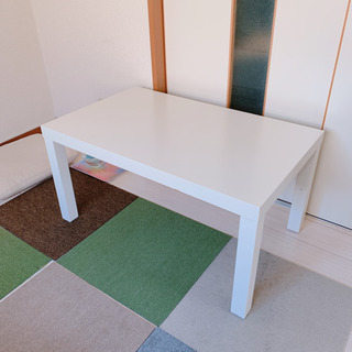 白色　ローテーブル　シンプル